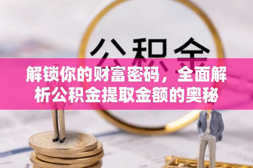 横沥解锁你的财富密码，全面解析公积金提取金额的奥秘