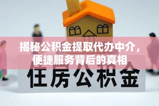 横沥揭秘公积金提取代办中介，便捷服务背后的真相