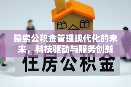 横沥探索公积金管理现代化的未来，科技驱动与服务创新