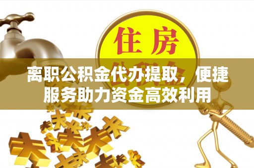 横沥离职公积金代办提取，便捷服务助力资金高效利用