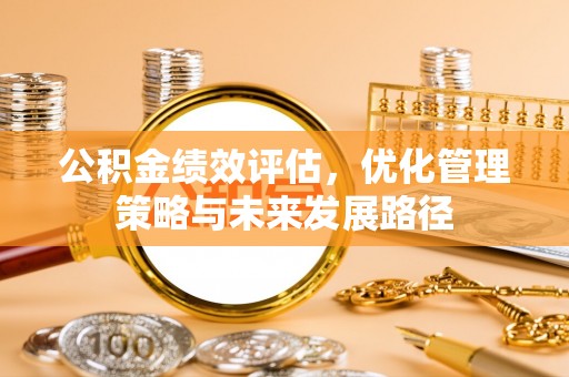 横沥公积金绩效评估，优化管理策略与未来发展路径