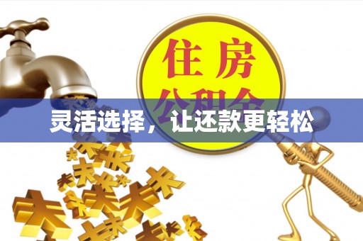 横沥灵活选择，让还款更轻松